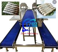 Máquina automática de alongamento de camarão Tempura, máquina NOBASHI, linha de alongamento de camarão