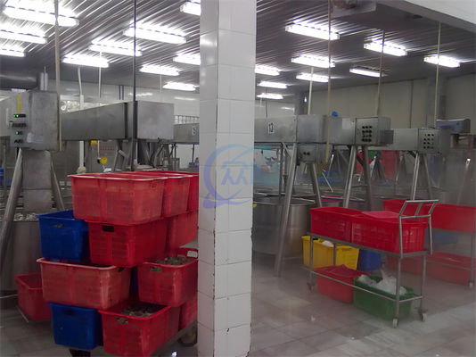 Durable Automatic Soaking Machine SUS304 Stable For Shrimp Mixer