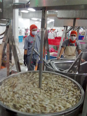 Seafood SUS304 Automatic Stirrer Machine , Multipurpose Kimchi Blender Machine