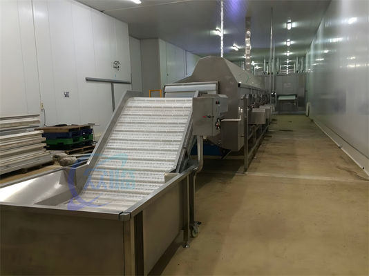 Bom preço Camarão cozido A água arrefece Elevador gelo Circulação de água arrefece Máquina de limpeza de baixa temperatura on-line