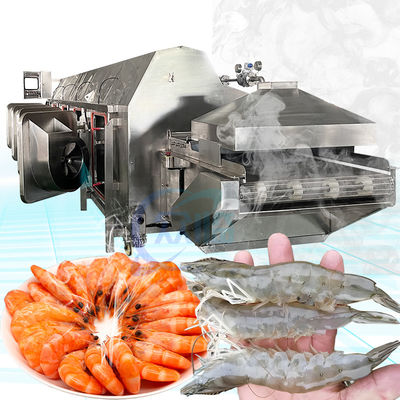 Máquina de cozinhar camarão de frutos do mar de 380V 50Hz Multifuncional 1000KG