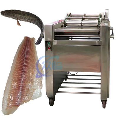 Máquina de remoção de pele de peixe, máquina multiuso para descascar salmão