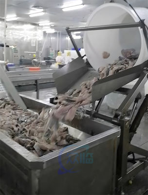 Equipamento de processamento de frutos do mar de 2200W resistente ao desgaste 300KG