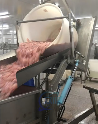 Máquina de processamento de camarão de controlo remoto Função de elevação automática