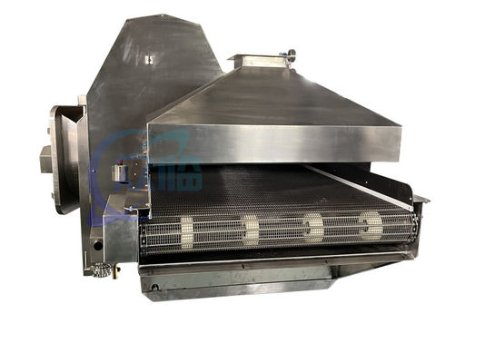 Bom preço 500-700KG/H Cozinha automática de camarão, máquina de cozinhar Sushi Tunnel estável on-line