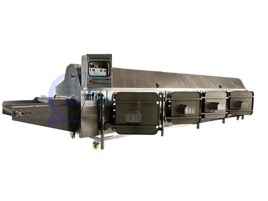 Máquina de cozinha a vapor de camarão estável de 1000 kg, linha de cozinha de camarão multifunção