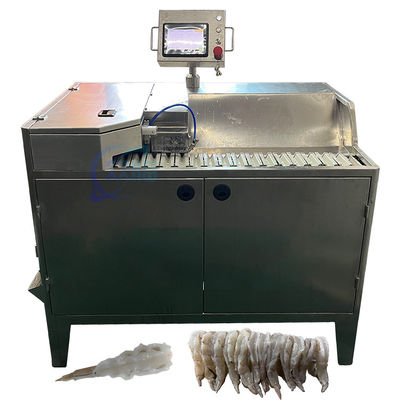 Máquina de descascar camarão industrial multiscene 1500W para loja de alimentos