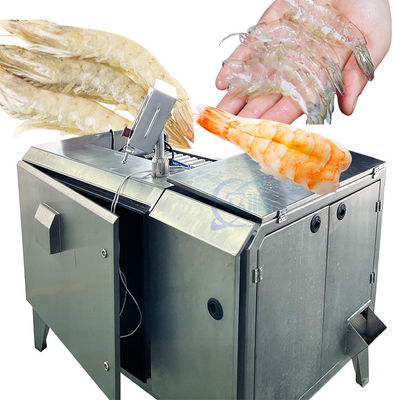 Bom preço Equipamento industrial de descascagem de camarão ISO, máquina multifuncional de descascagem de camarão on-line