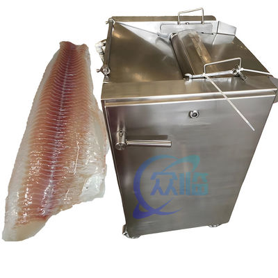 Máquina elétrica de descascar peixes de salmão multifuncional 15-30pcs/min