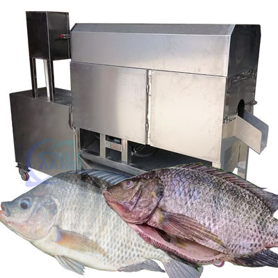 Máquina de esvaziamento de peixe de aço inoxidável anti-corrosião automática