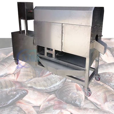 Máquina de esvaziamento de peixe industrial estável Material de aço inoxidável