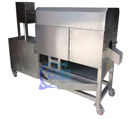 Máquina automática de filé de peixe 380V 50Hz, Máquina prática de limpeza de viscera de peixe