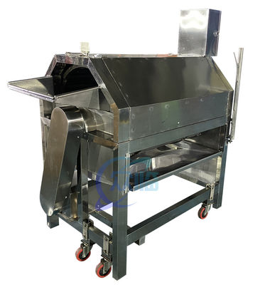 Máquina de descascar peixe comercial ISO 220V, Máquina de remoção de tripas de peixe de aço inoxidável