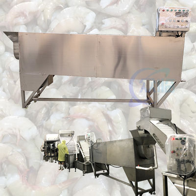 Máquina de descabeçamento de camarão de aço inoxidável 380V 50Hz Prático