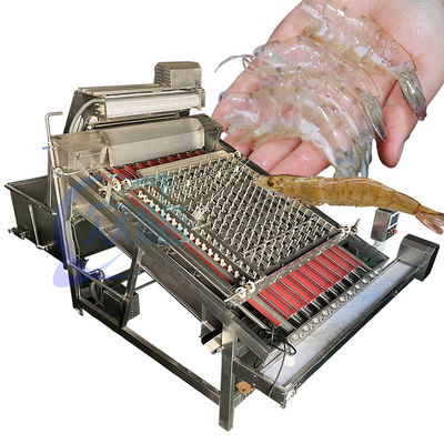 Máquina de descascar camarão industrial 3000W aço inoxidável 304