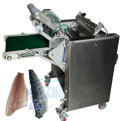 Bom preço 300-400 kg/h Máquina de descascar peixe 1200x600x930mm Para Indústria on-line