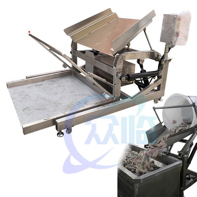 Produtos do mar Processamento de peixes e camarões Elevador elétrico Barril isolado de plástico Refrigerado Elevador hidráulico Jack Elevador de cama plana