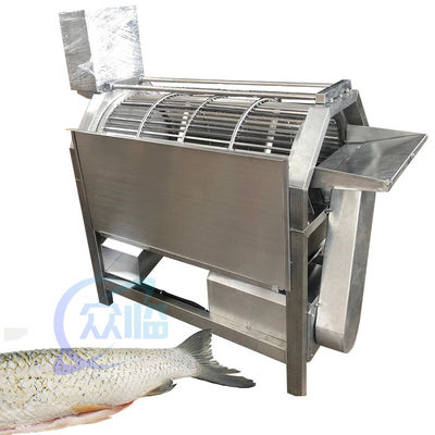 Máquina de raspagem de escamas de peixe de carpa tilapia máquina rotativa de remoção de escamas de peixe de ranhuras redondas