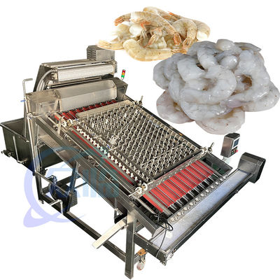 Bom preço Camarão fresco da eficiência que descasca Shell Removing Processing Machine, descascadores feitos sob medida pequeno- do camarão on-line