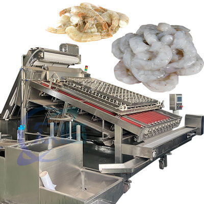 Bom preço Equipamento de descascagem de camarão de grande capacidade / Deveiner de descascagem de camarão / Máquina de remoção de conchas de camarão on-line