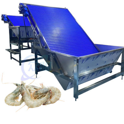 Bom preço Máquina de classificação de camarões frescos Máquina elétrica de classificação de tamanho de camarão Máquina multifuncional de triagem de peixes e camarões on-line