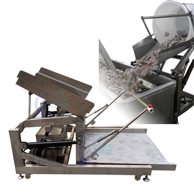 Máquina de processamento e alimentação de camarão para frigorífico gigante isolado grande