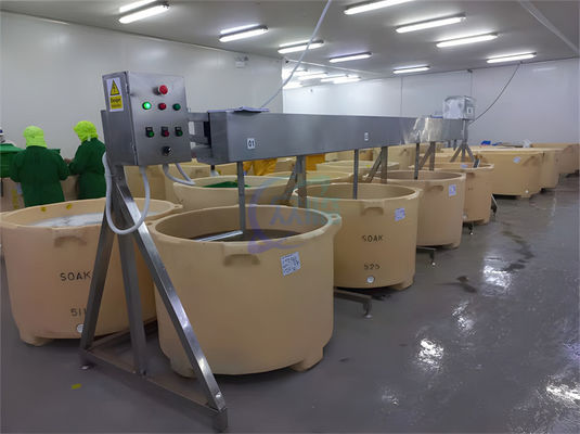 Bom preço Misturador de tambor de grande capacidade Processamento de camarão on-line