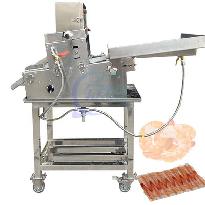 cortador da barriga do camarão do sushi da máquina de 60-80pcs/Min Cooked Shrimp Sushi Cutting