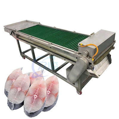 Bom preço Máquina de corte de cavala, processamento de peixe, correia transportadora Qingzhan, máquina de corte de peixe on-line