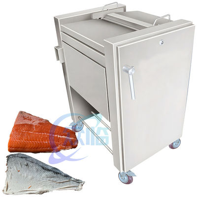 Máquina automática de remoção de pele de peixe de aço inoxidável para peeling de peixe