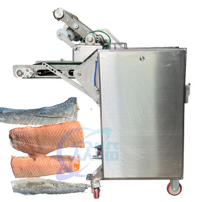 Bom preço Máquina de descascar peles de peixes para processamento de sardinhas máquina de descascar peles de lula de tilapia máquina de descascar peles de peixes semiautomática on-line