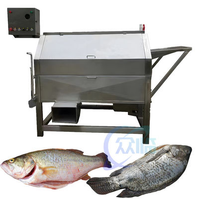 Máquina de descascar e limpar peixe para linha de produção de processamento de peixe