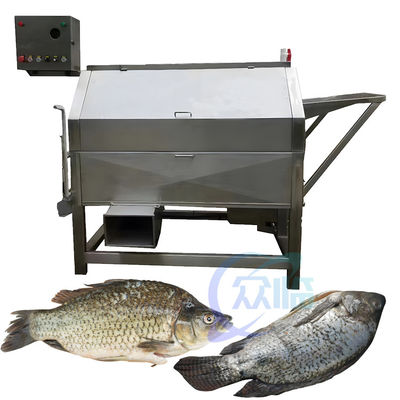Máquina de remoção de escamas de peixe tipo tambor