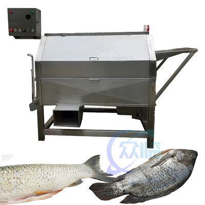Bom preço Limpeza automática de balança de peixe máquina de corte de abertura traseira de peixe eléctrica máquina de balança de peixe on-line