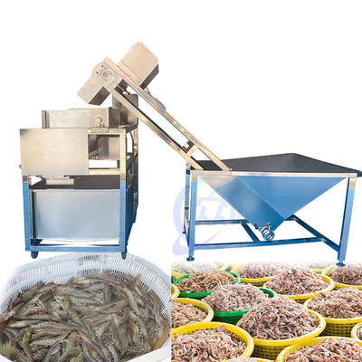 Bom preço Equipamento de processamento de frutos do mar e camarões Separador de bigode de camarão Máquina de limpeza de cabelo de camarão on-line