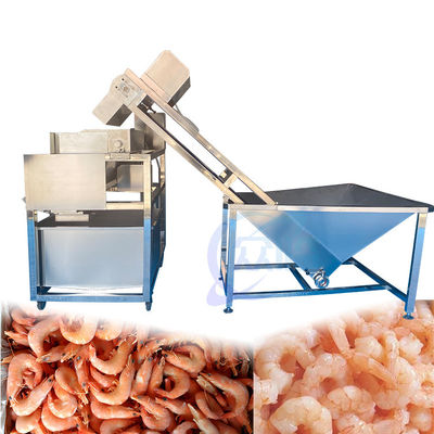 Bom preço Máquina de processamento de camarão, máquina de processamento e limpeza de pêlos de camarão, selecionadora de resíduos de camarão on-line