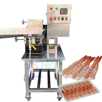 Máquina de corte aquática do camarão do sushi da máquina de processamento do camarão da elevada precisão