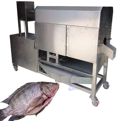 Máquina de cortar e matar a mandíbula de peixe Pequena carpa Limpeza de peixe Máquina de cortar e matar peixe