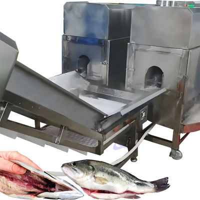 Bom preço Limpeza de barriga de peixe máquina de corte de abertura de espinha máquina de descascar peixe equipamento de processamento de peixe de aço inoxidável 304 on-line