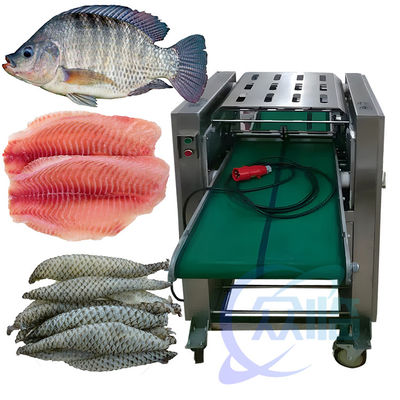 Máquina de limpeza de pele de peixe 50Hz 3P Anti-corrosião 300-400KG/H
