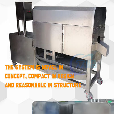 Peixes totalmente automático do equipamento de processamento dos peixes para escalar remover crosta da entranhas da máquina que limpa a máquina