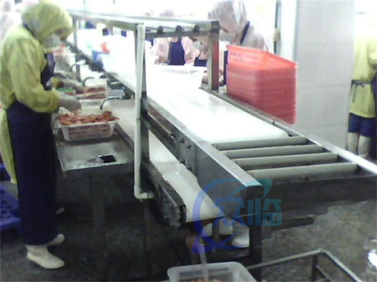 Bom preço Linha de processamento de camarão de 1000 kg de capacidade Linha de produção de camarão de cabeçalho e casca on-line