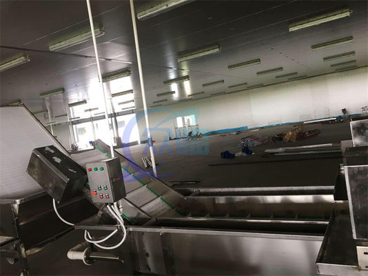 Bom preço Equipamento de processamento de frutos do mar de aço inoxidável regulador de velocidade de peixe e camarão limpador de bolhas de alta pressão on-line