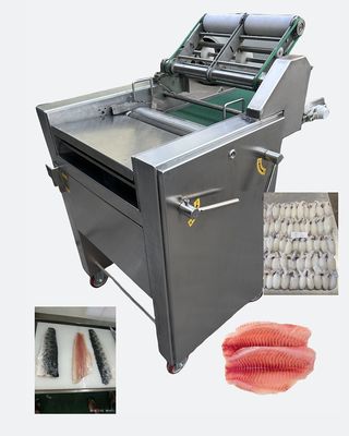 Máquina de processamento de peixe de aço inoxidável Máquina de descascar sebo Alta estabilidade