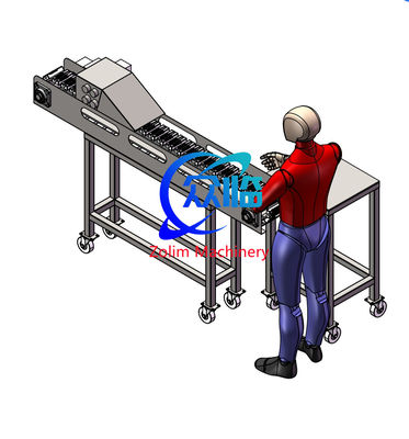 Bom preço Máquina de processamento de camarão de alta velocidade, máquina de corte de camarão para Nobashi on-line