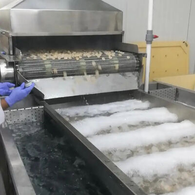 Bom preço Máquina de refrigeração de frutos do mar de 380V durável Máquina de processamento de camarão Máquina de processamento de peixe Máquina de refrigeração de camarão on-line