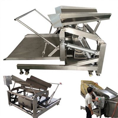 Bom preço Cortador de processamento de camarão Zolim sem fio ISO Máquina automática de elevação de peixes 1000-1500kg Capacidade 380V 3200kg on-line