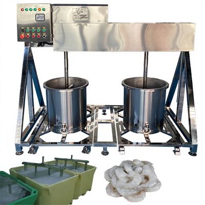 Bom preço Máquina de imersão de 1100W para frutos do mar Equipamento de mistura de frutos do mar durável Blender de alimentos Máquina de imersão de peixe Zolim Máquina de imersão de camarão on-line