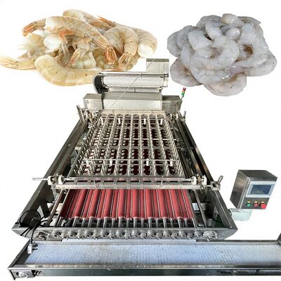 Bom preço Máquina Zolim de descascar camarão de aço inoxidável Descascador automático de camarão 3kw Máquina de descascar camarão Descascador de camarão para frutos do mar on-line