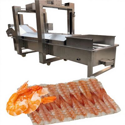 Bom preço Linha de produção automática de poupança de energia do fogão do camarão do sushi do cortador de alimentos capacidade 500-600KG/H on-line
